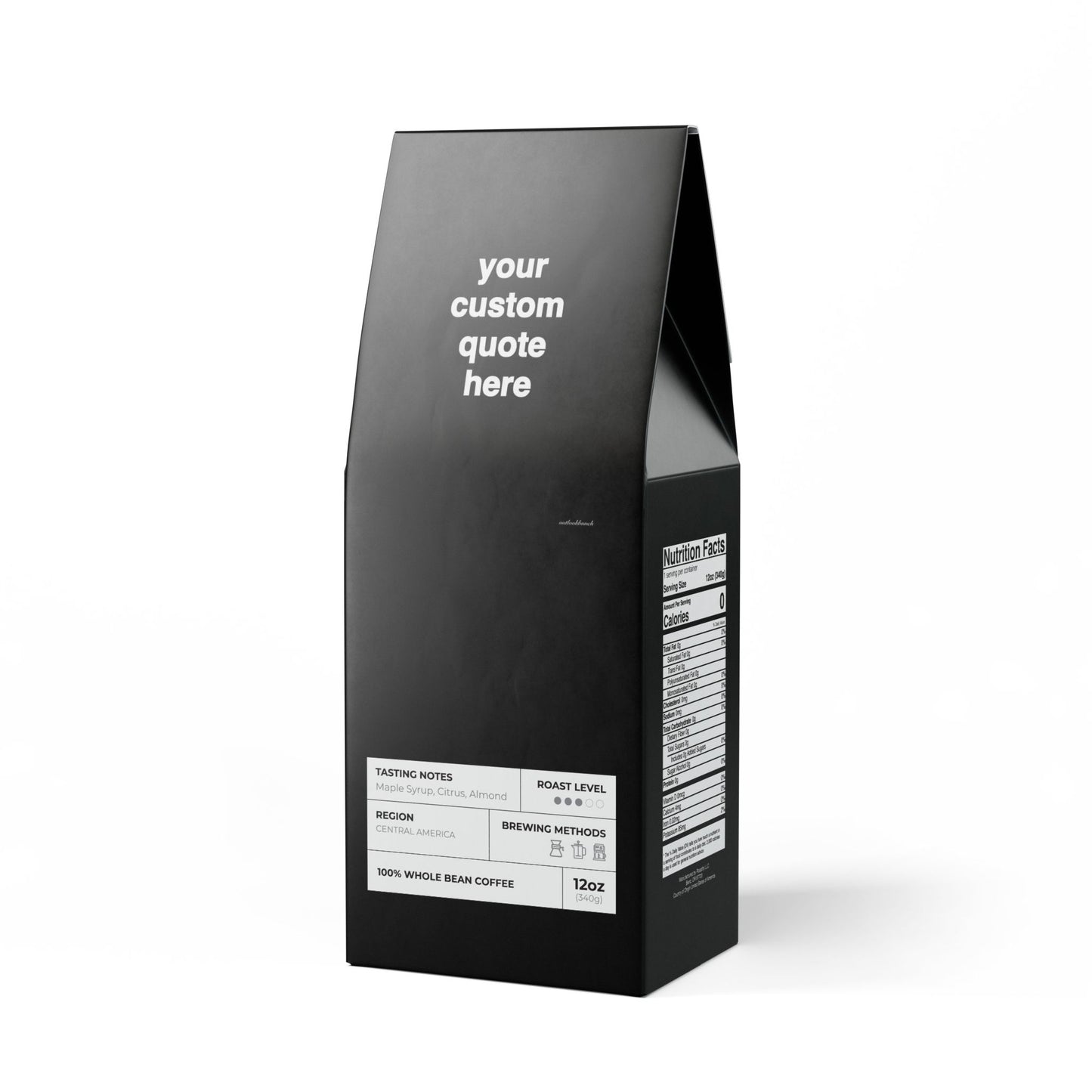 Custom Quote Coffee Bag - medium roast